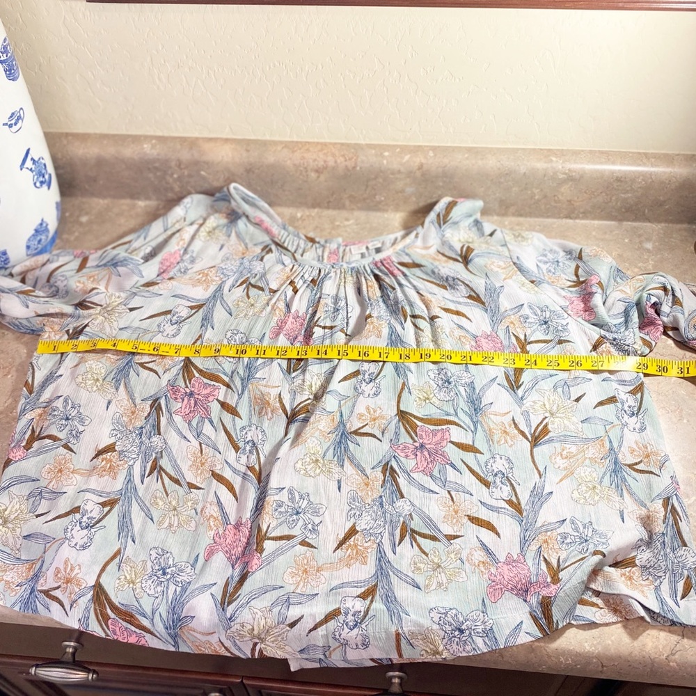 Melrose & Market Floral Boho Top (3X) - Picture 5 of 11